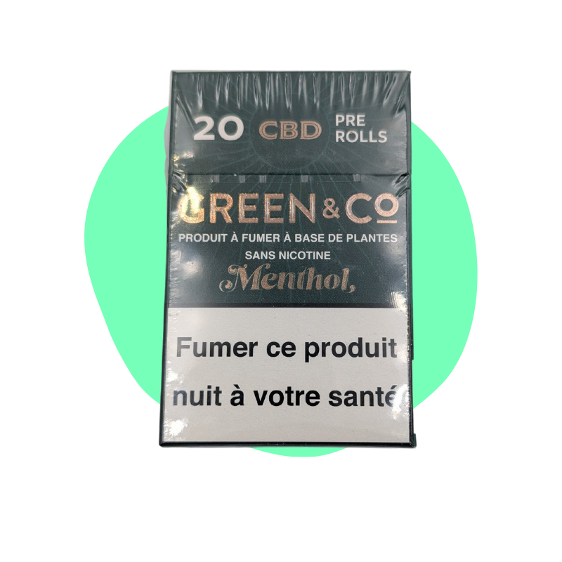 Menthol CBD cigaretter