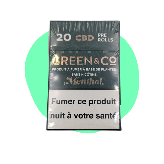 Menthol CBD cigaretter