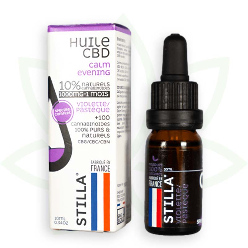 lugn kväll cbd olja 10 procent 10ml fullspektrum stilla frankrike mafrenchweed 2