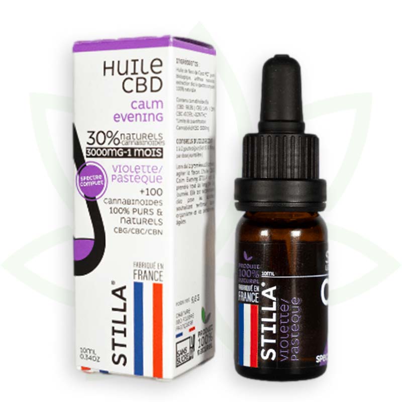 cbd lugn kvällsolja 30 procent 10ml fullspektrum stilla france mafrenchweed 8