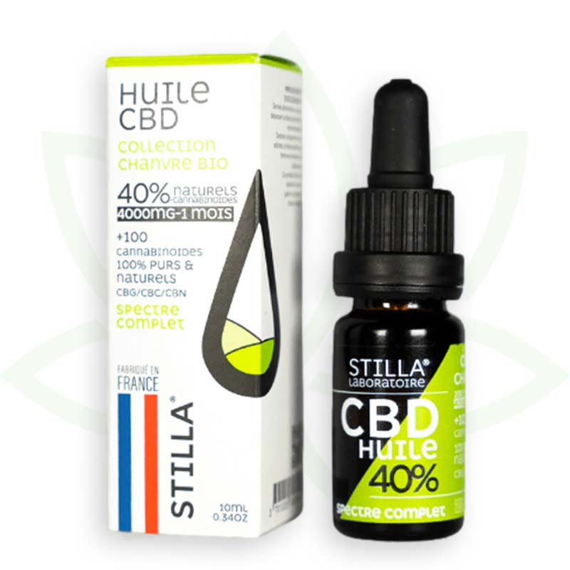 cbd hampaolja 40 procent 10ml fullspektrum stilla france mafrenchweed 10