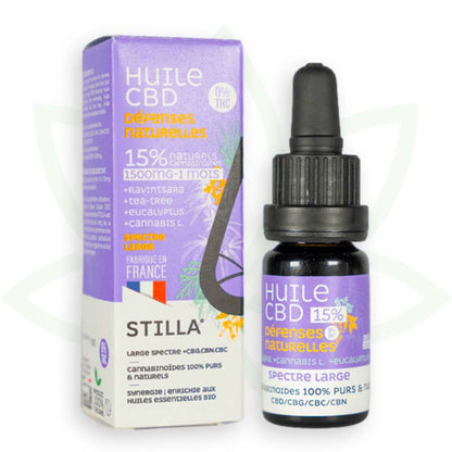 cbd naturliga försvar olja 15 procent 10ml brett spektrum stilla frankrike mafrenchweed 4