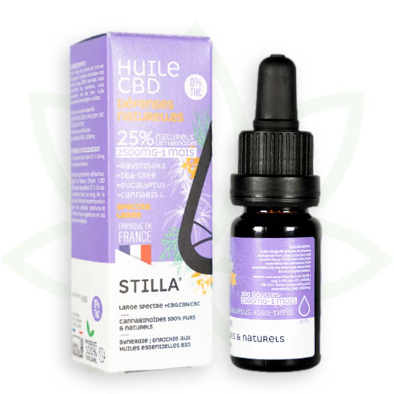 cbd naturliga försvar olja 25 procent 10ml brett spektrum stilla frankrike mafrenchweed 9