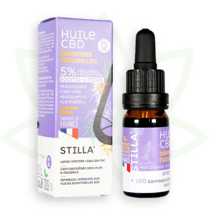 cbd naturliga försvar olja 5 procent 10ml brett spektrum stilla frankrike mafrenchweed 2