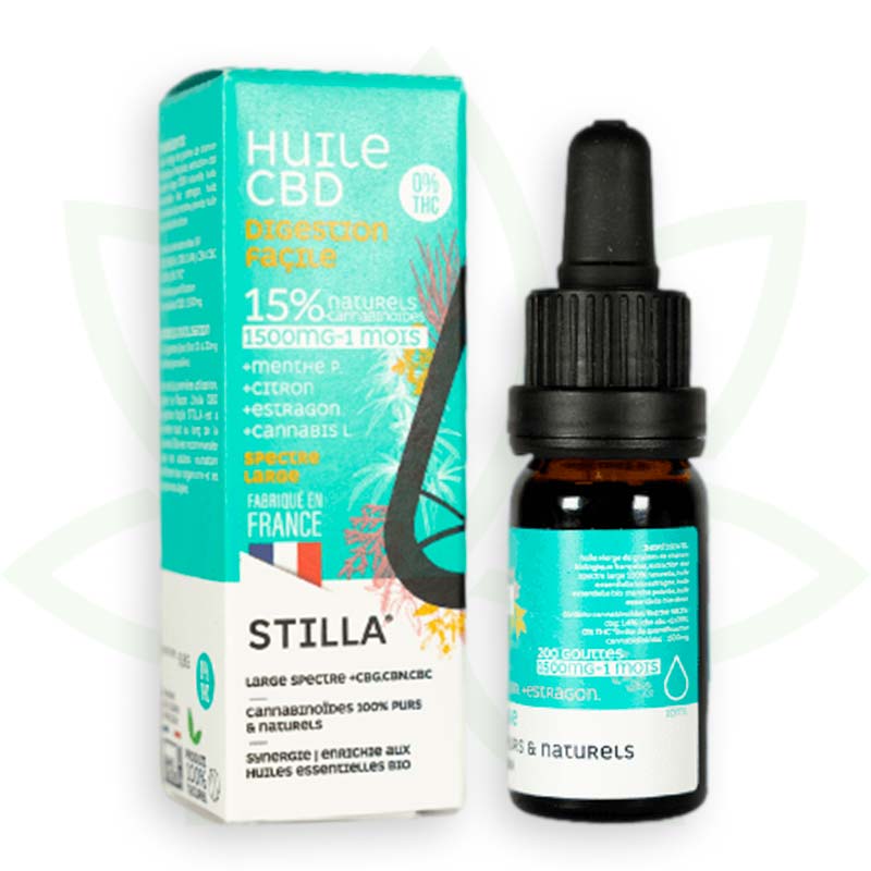 cbd olja lätt matsmältning 15 procent 10ml brett spektrum stilla frankrike mafrenchweed 6