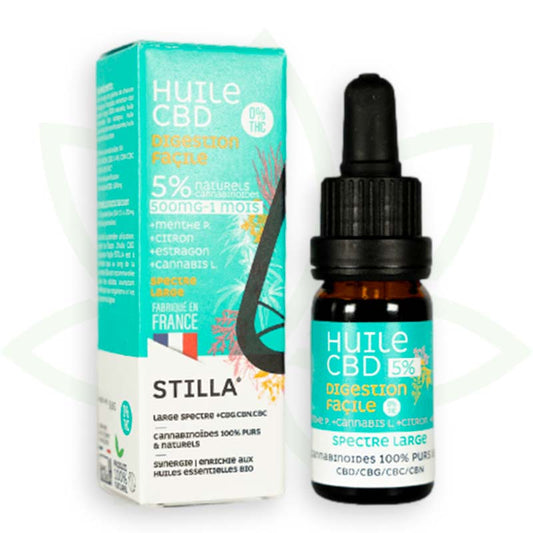 cbd olja lätt matsmältning 5 procent 10ml brett spektrum stilla frankrike mafrenchweed 1