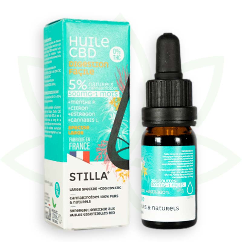 cbd olja lätt matsmältning 5 procent 10ml brett spektrum stilla frankrike mafrenchweed 3