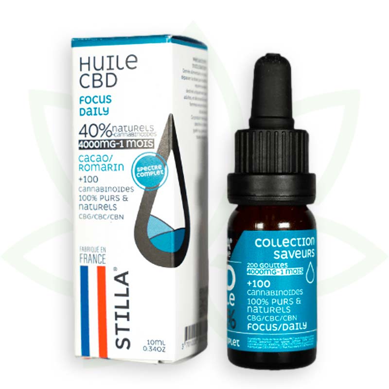 fokus daglig cbd-olja 40 procent 10ml fullspektrum stilla france mafrenchweed 12