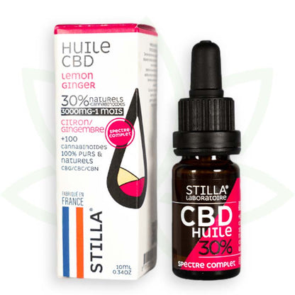 cbd olja citron ingefära 30 procent 10ml fullspektrum stilla france mafrenchweed 7