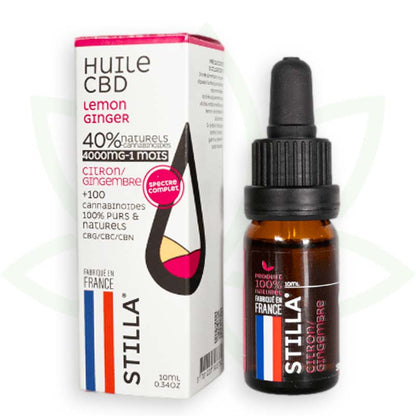 cbd olja citron ingefära 40 procent 10ml fullspektrum stilla france mafrenchweed 11