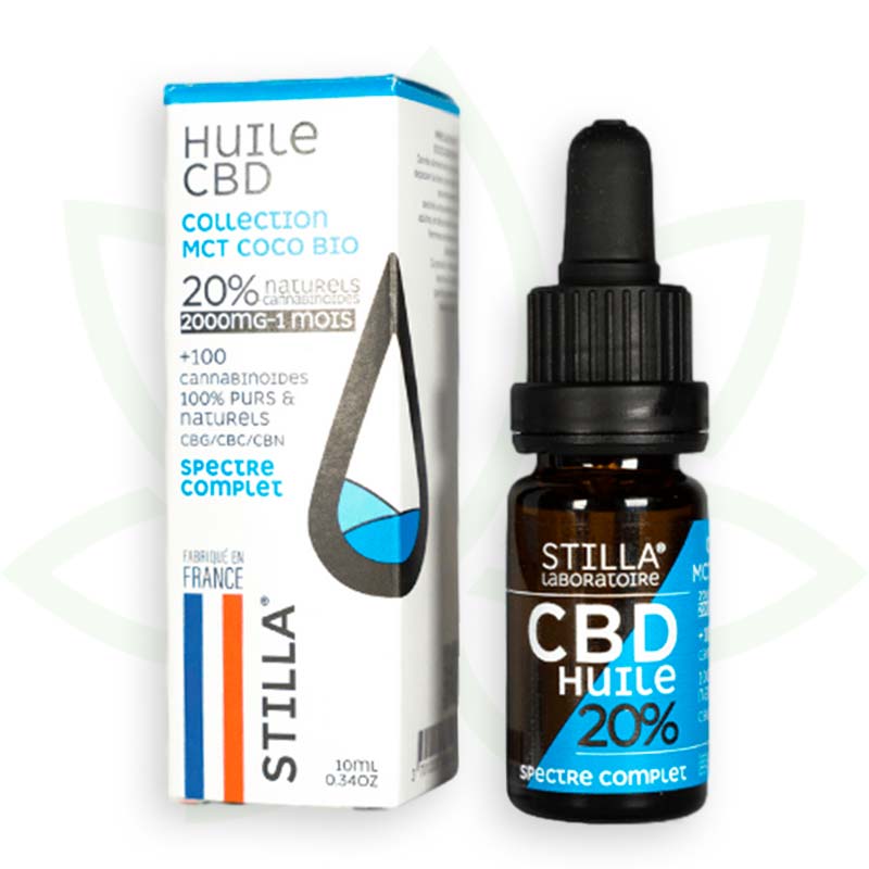 cbd olja mct kokosnöt 20 procent 10ml fullt spektrum stilla france mafrenchweed 4