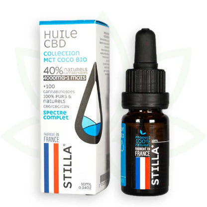 cbd olja mct kokosnöt 40 procent 10ml fullt spektrum stilla france mafrenchweed 11