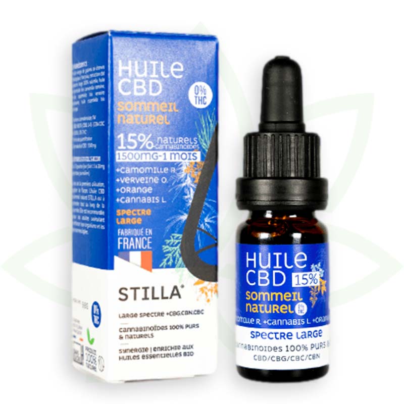 cbd olja naturlig sömn 15 procent 10ml brett spektrum stilla frankrike mafrenchweed 4