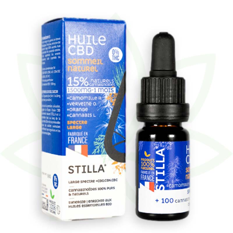 cbd olja naturlig sömn 15 procent 10ml brett spektrum stilla frankrike mafrenchweed 5