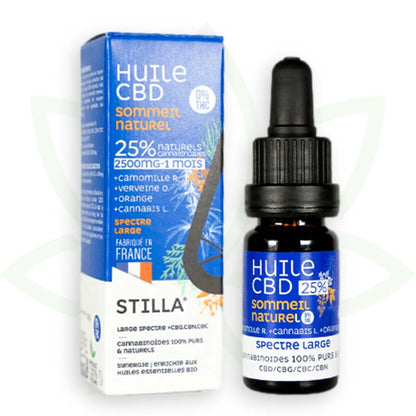 cbd olja naturlig sömn 25 procent 10ml brett spektrum stilla frankrike mafrenchweed 7