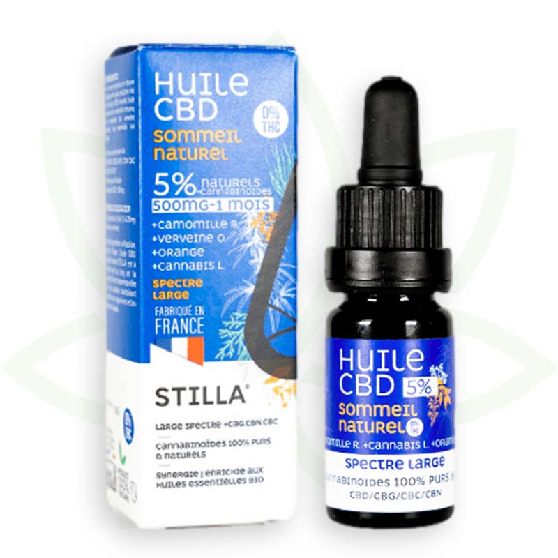 cbd olja naturlig sömn 5 procent 10ml brett spektrum stilla frankrike mafrenchweed 1