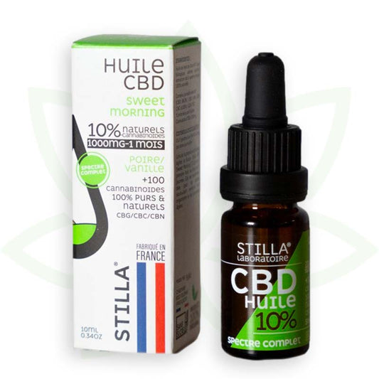 söt morgon cbd olja 10 procent 10ml fullspektrum stilla frankrike mafrenchweed 1