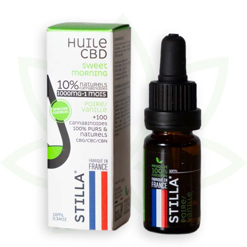 söt morgon cbd olja 10 procent 10ml fullt spektrum stilla frankrike mafrenchweed 2