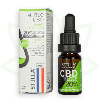 söt morgon cbd olja 20 procent 10ml fullt spektrum stilla frankrike mafrenchweed 4