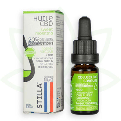 söt morgon cbd olja 20 procent 10ml fullt spektrum stilla frankrike mafrenchweed 6