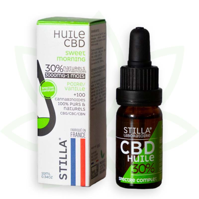 söt morgon cbd olja 30 procent 10ml fullt spektrum stilla frankrike mafrenchweed 7