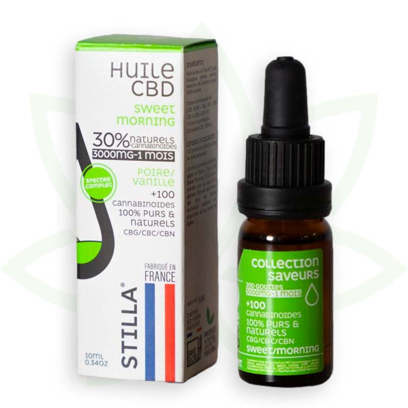 söt morgon cbd olja 30 procent 10ml fullt spektrum stilla frankrike mafrenchweed 9