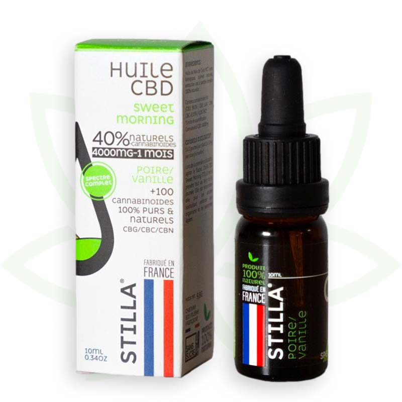 söt morgon cbd olja 40 procent 10ml fullspektrum stilla frankrike mafrenchweed 11